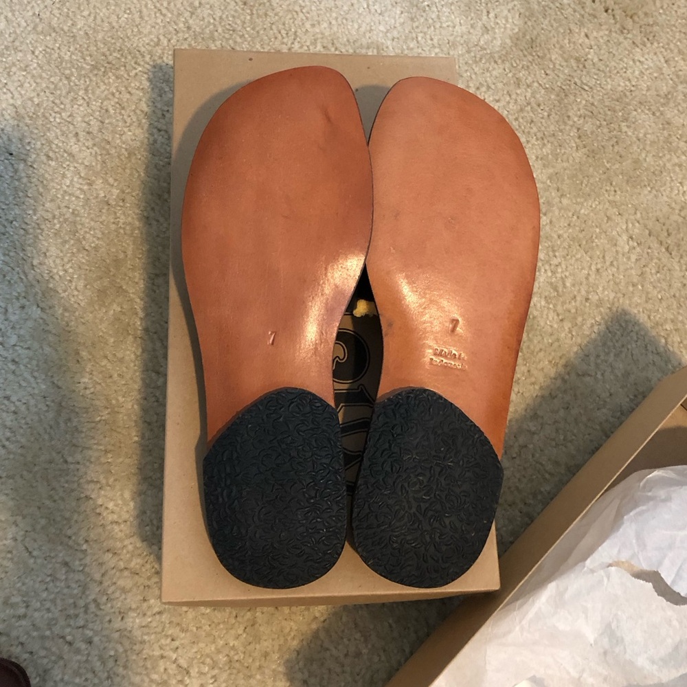 Mystique Boutique Studded Leather Brown Sandals. NIB. Sz 7 & 9 - Picture 4 of 7